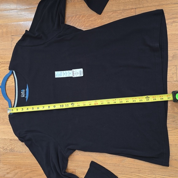 CROFT AND BARROW WOMEN'S PLUS PETITE BLACK LONG SLEEVES TEE-SHIRT SIZE PXXL - Picture 9 of 10